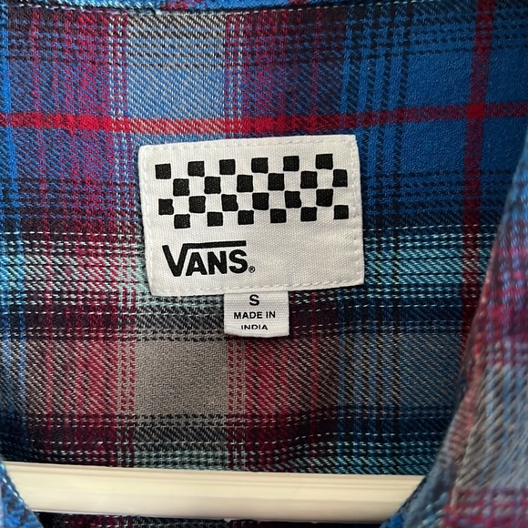 Vans Plaid Button Down (S) - Picture 3 of 6